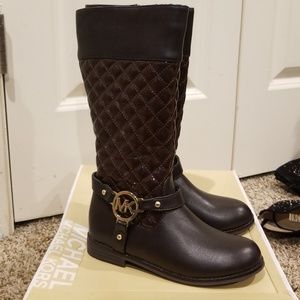 Brand new  Kids 13 Michael Kors boots brown